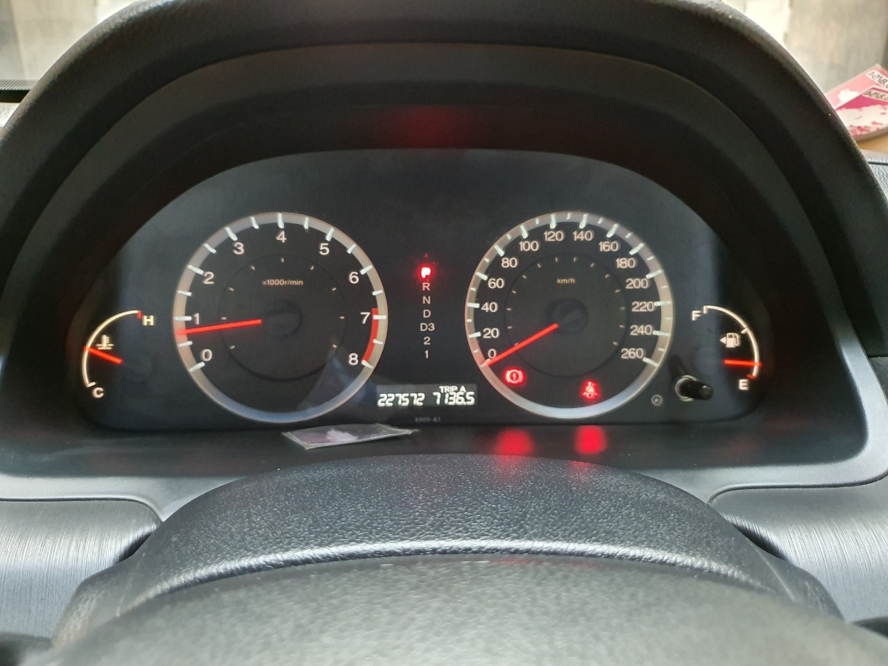 Honda Accord Gen 8 ปี 2008 สีเทา (รูปที่ 7)