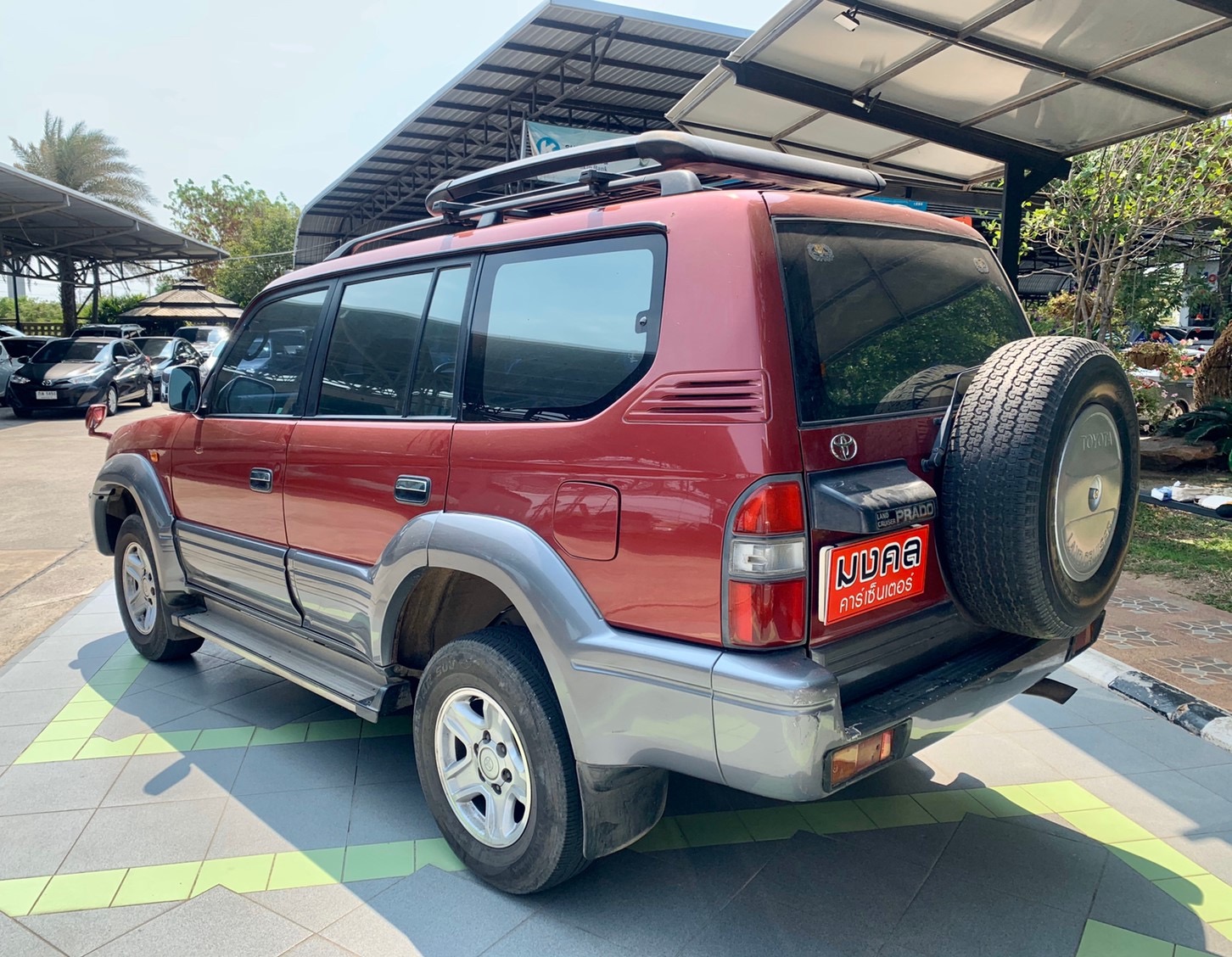 Toyota Land Cruiser Prado J90 ปี 1997 สีแดง (รูปที่ 6)