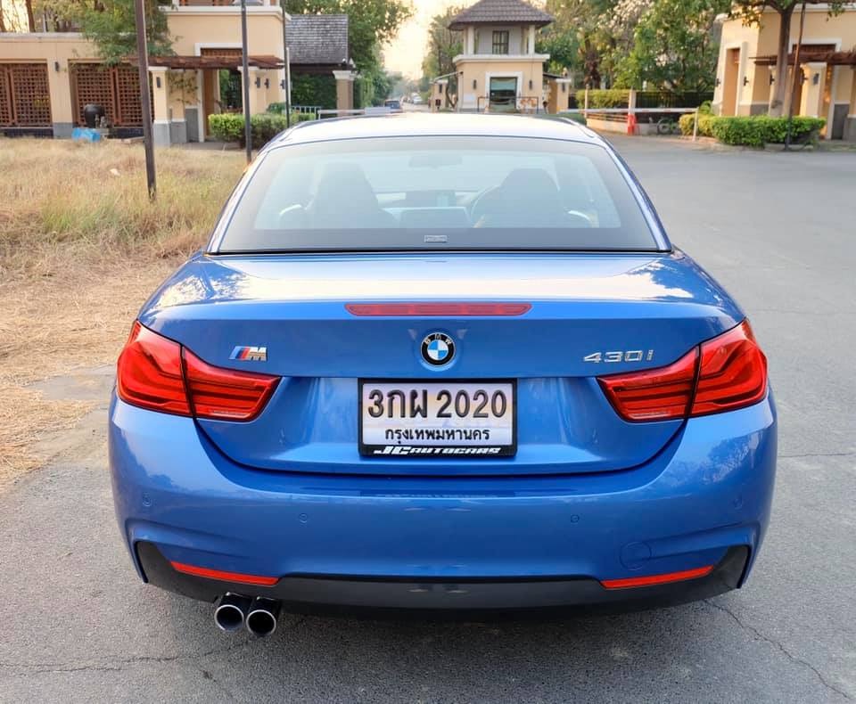BMW 4 Series F33 430i ปี 2017 สีน้ำเงิน