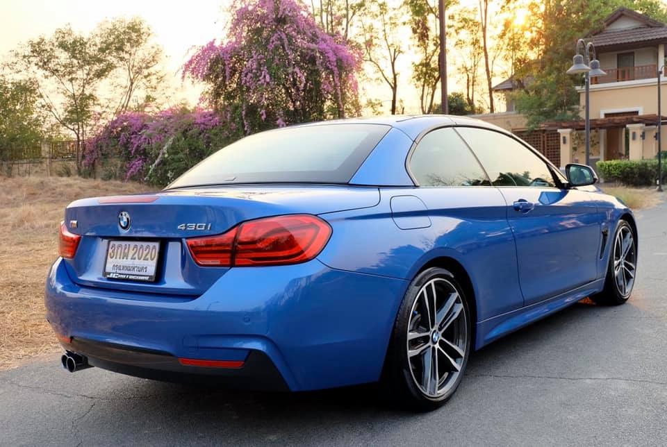 BMW 4 Series F33 430i ปี 2017 สีน้ำเงิน (รูปที่ 6)