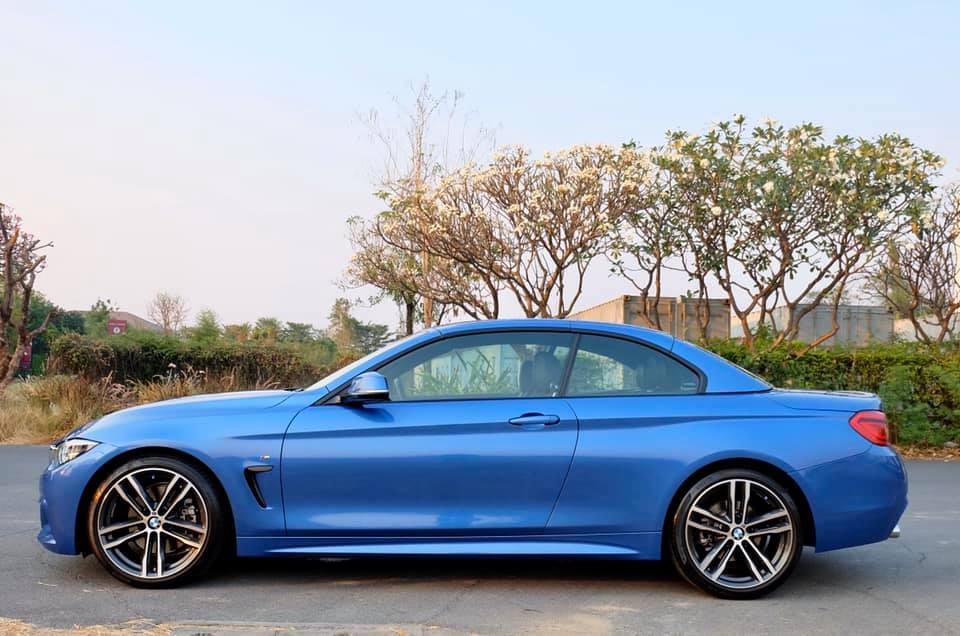 BMW 4 Series F33 430i ปี 2017 สีน้ำเงิน