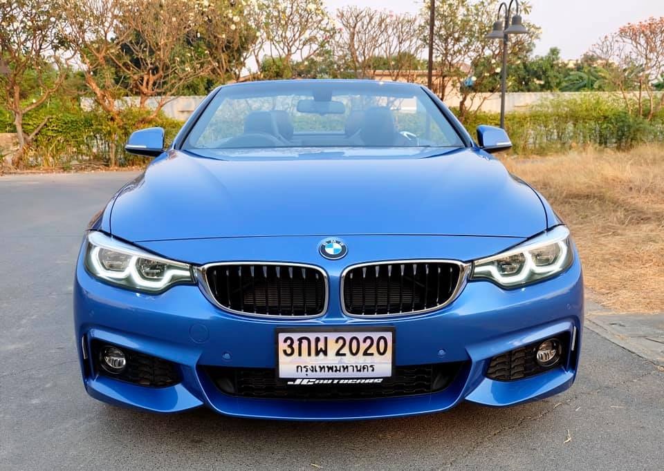 BMW 4 Series F33 430i ปี 2017 สีน้ำเงิน (รูปที่ 2)