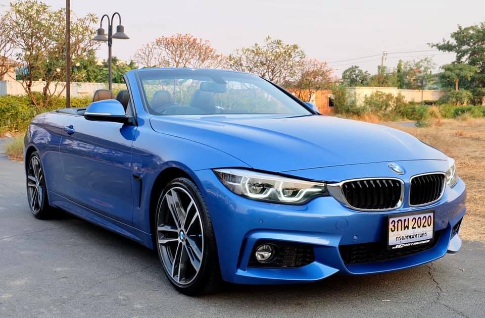 BMW 4 Series F33 430i ปี 2017 สีน้ำเงิน (รูปที่ 3)