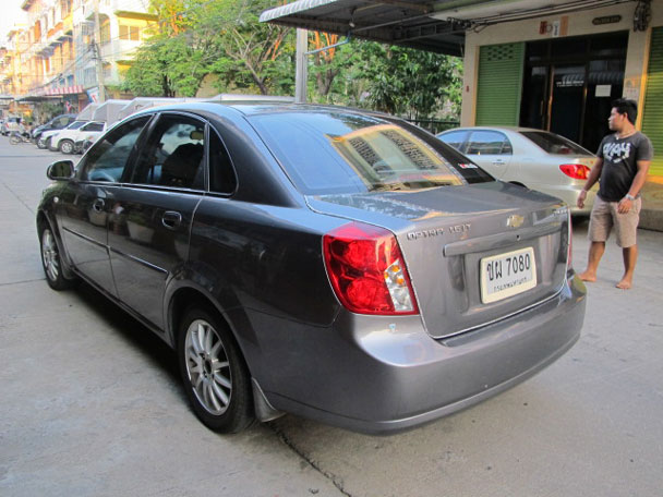 Chevrolet Optra ปี 2007 สีเทา (รูปที่ 4)