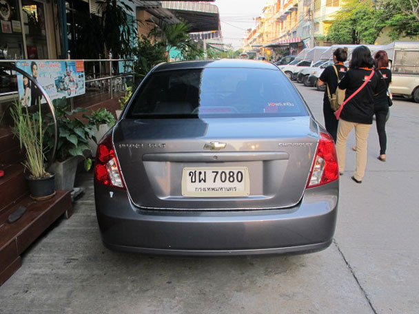 Chevrolet Optra ปี 2007 สีเทา (รูปที่ 5)