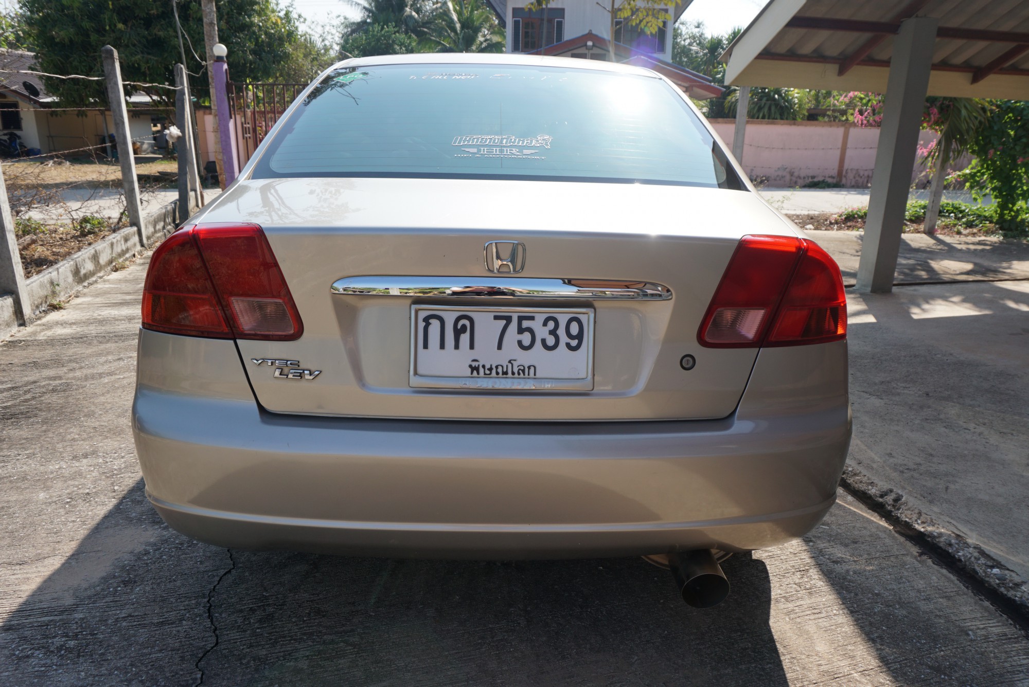 Honda Civic ES (Dimension) ปี 2001 สีทอง (รูปที่ 6)