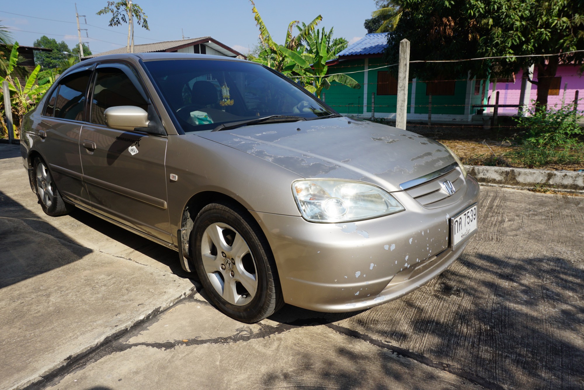 Honda Civic ES (Dimension) ปี 2001 สีทอง (รูปที่ 8)