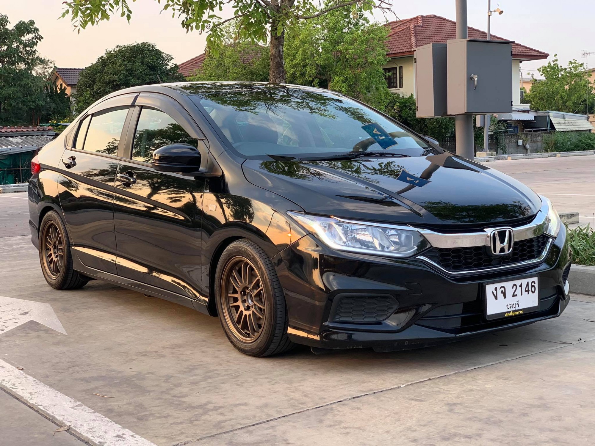 Honda City ปี 2017 สีดำ (รูปที่ 7)