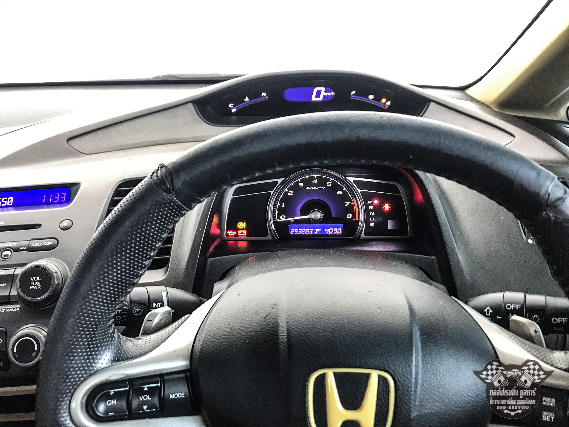 Honda Civic FD ปี 2007 สีเทา (รูปที่ 8)