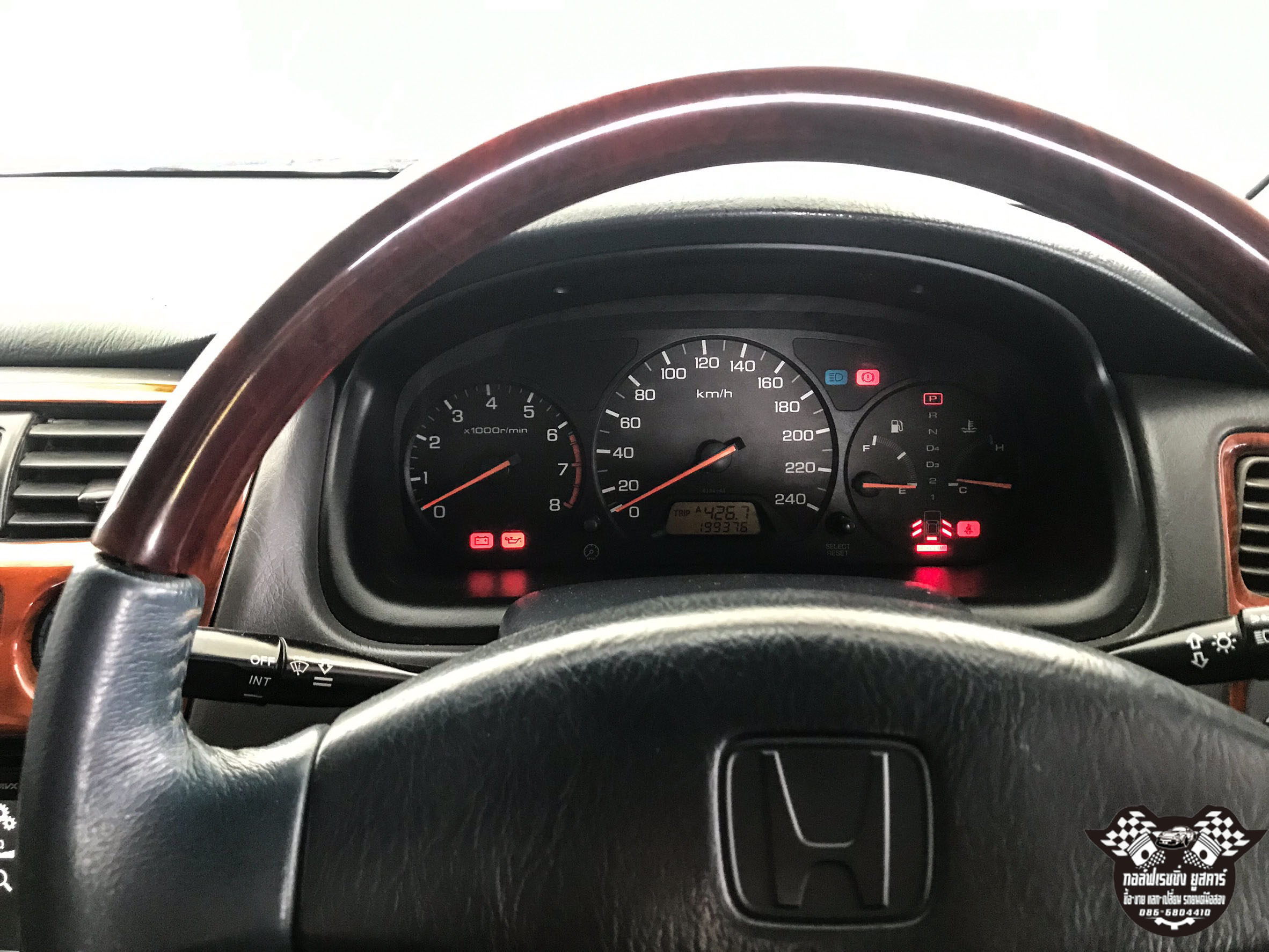 Honda Accord Gen 6 (งูเห่า) ปี 2001 สีเงิน