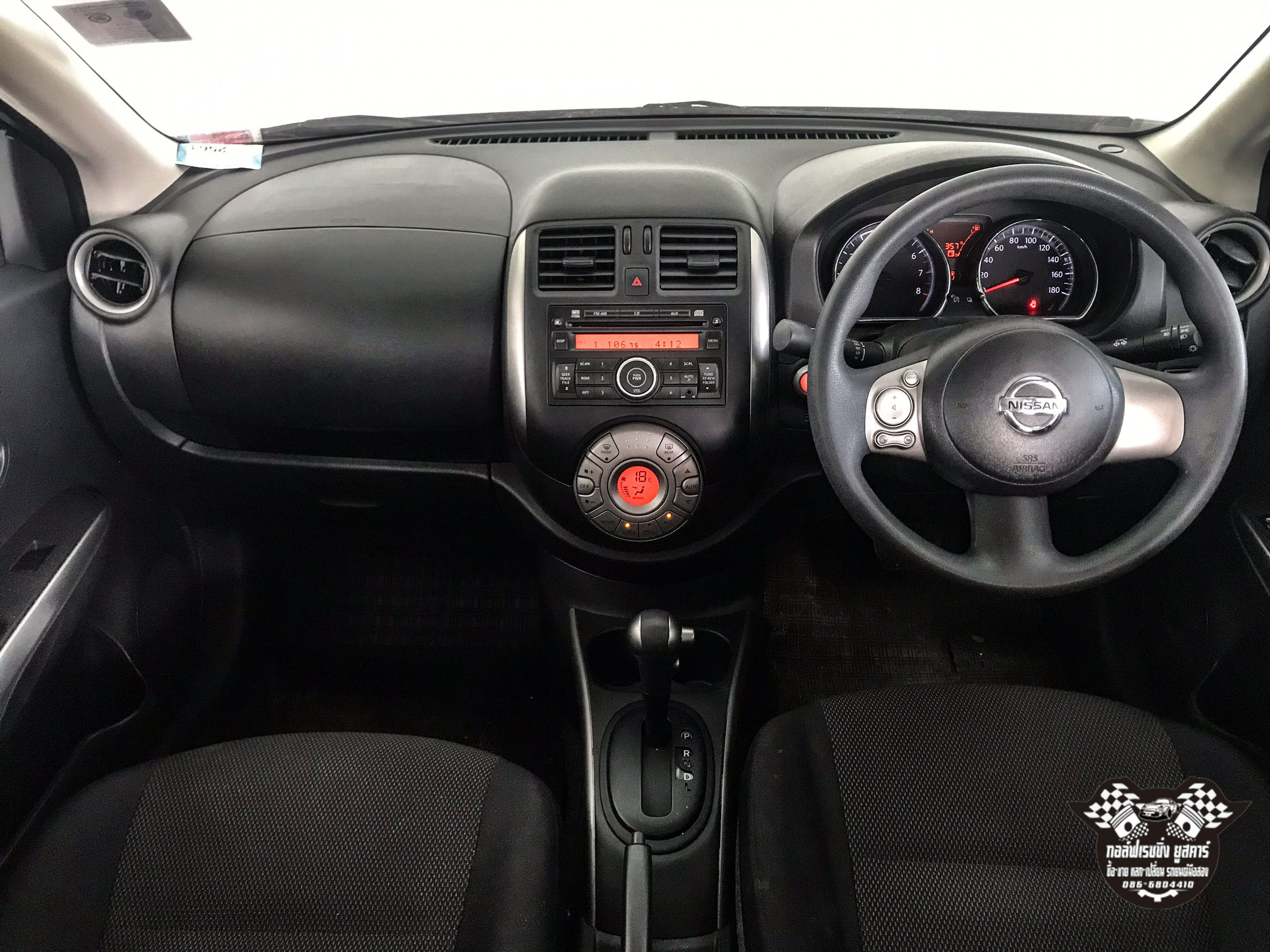 Nissan Almera ปี 2012 สีดำ (รูปที่ 7)