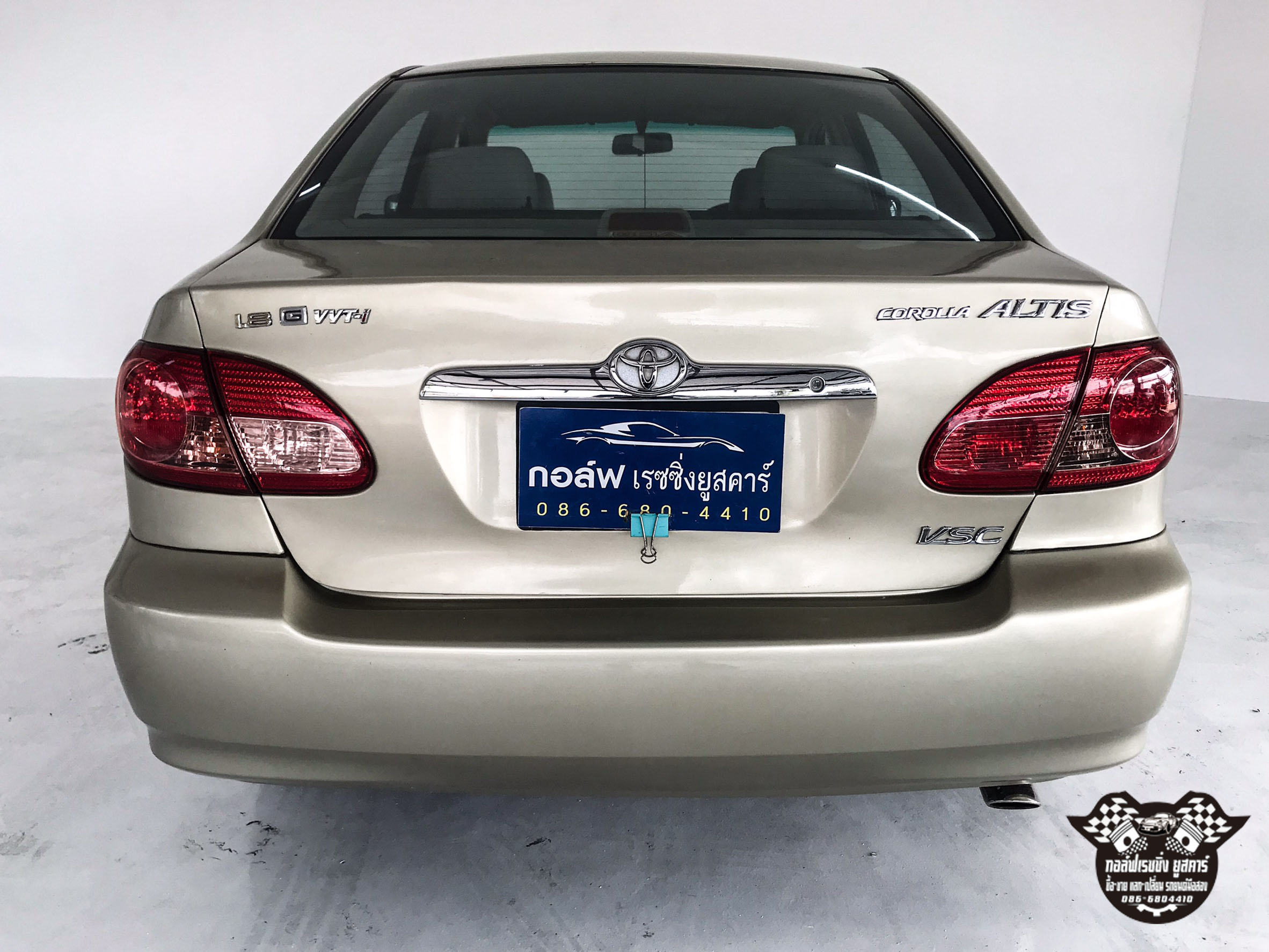 Toyota Corolla Altis (หน้าหมู/ตาถั่ว) ปี 2004 สีทอง (รูปที่ 3)