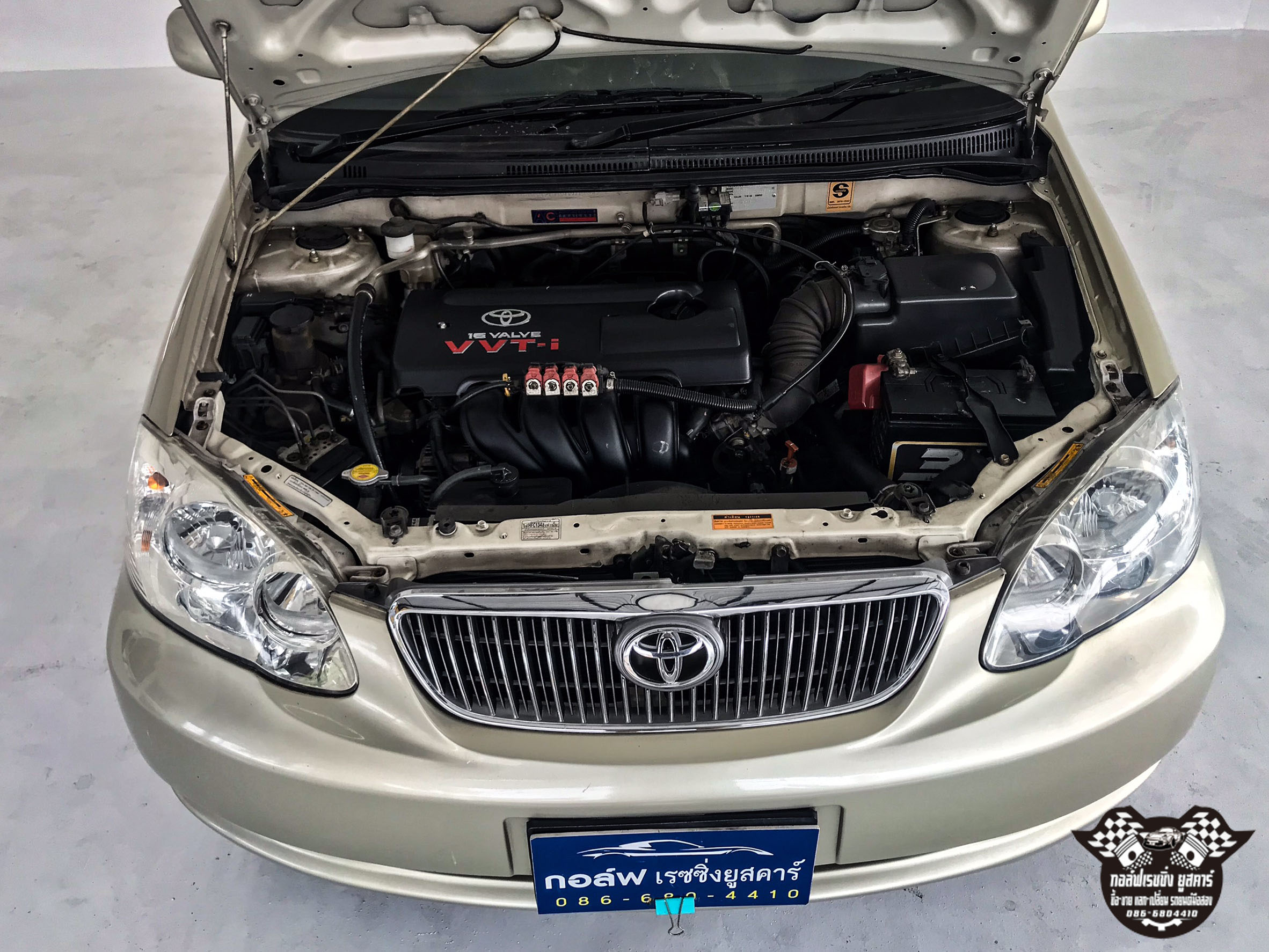 Toyota Corolla Altis (หน้าหมู/ตาถั่ว) ปี 2004 สีทอง (รูปที่ 6)