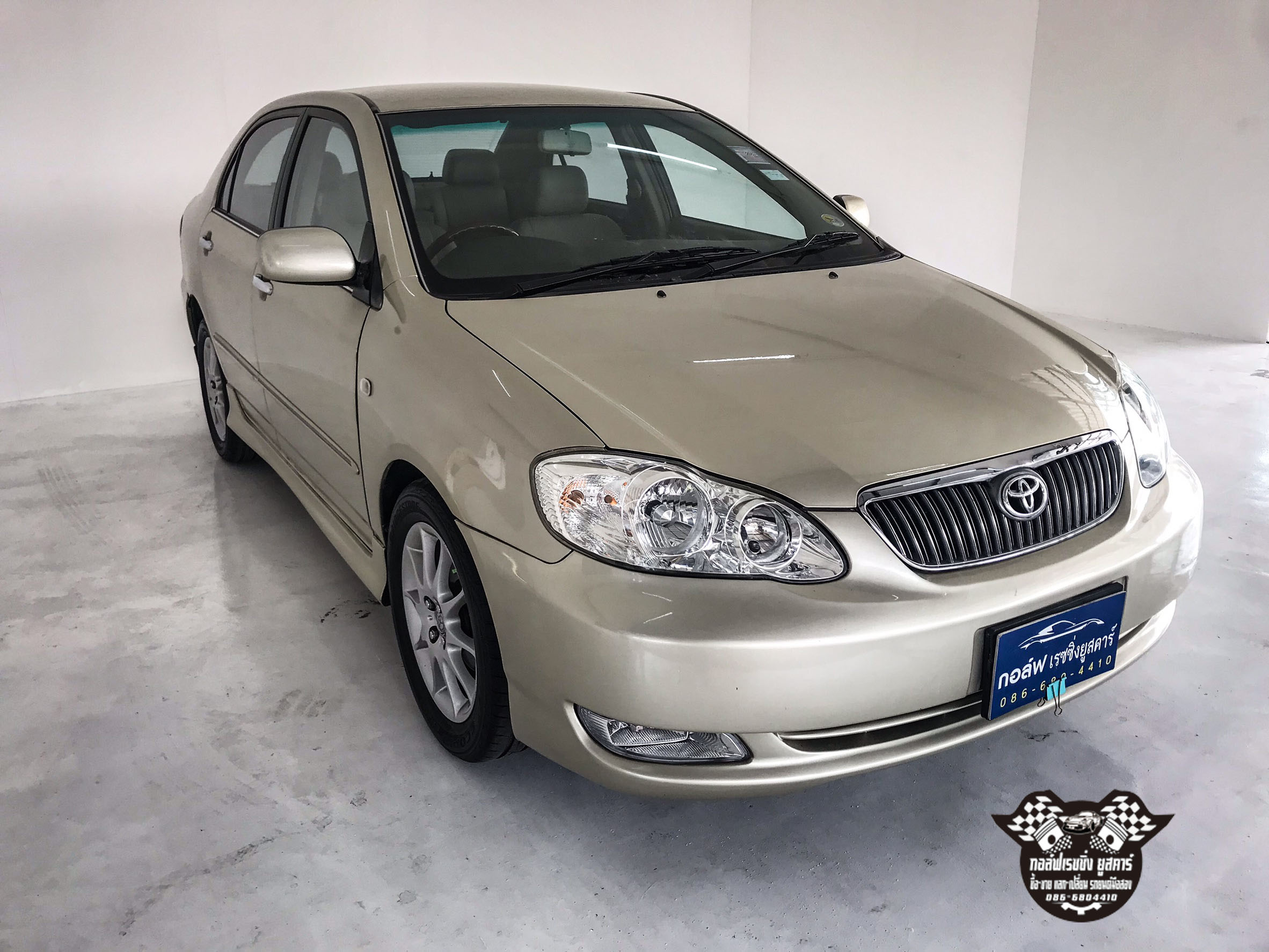 Toyota Corolla Altis (หน้าหมู/ตาถั่ว) ปี 2004 สีทอง (รูปที่ 2)