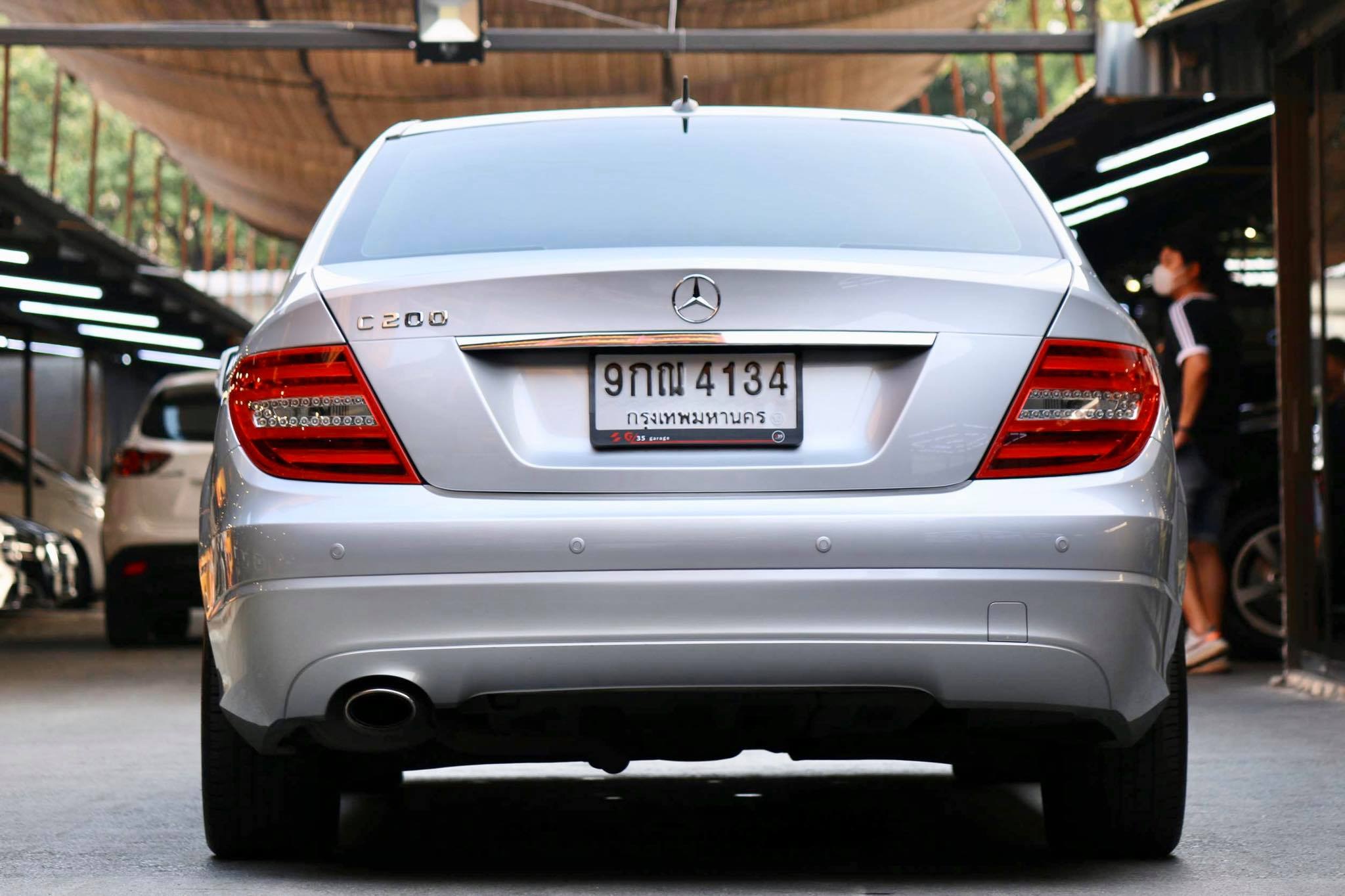 Mercedes-Benz C-Class W204 C200 ปี 2012 สีเงิน (รูปที่ 4)