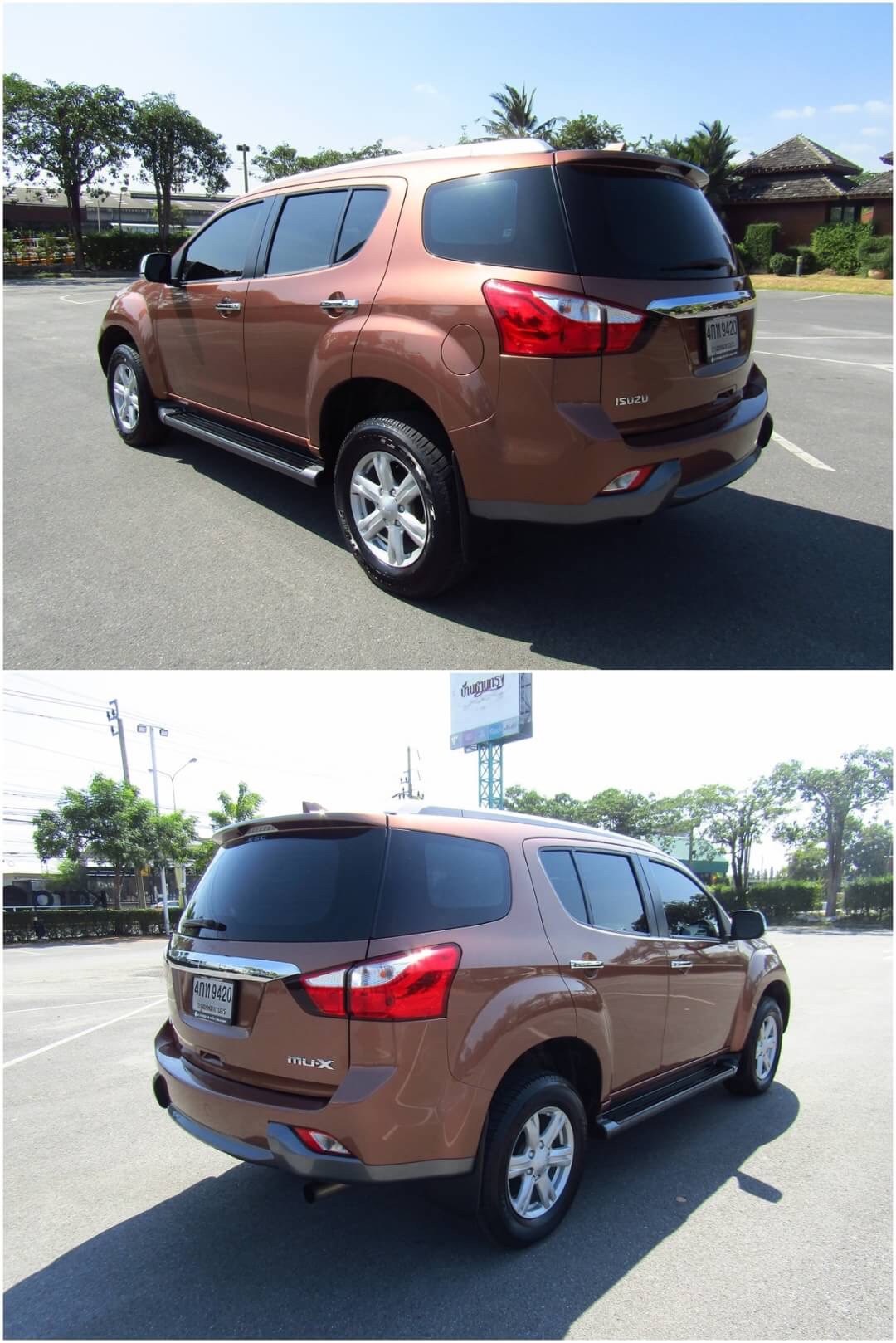 Isuzu MU-X ปี 2015 สีน้ำตาล (รูปที่ 4)