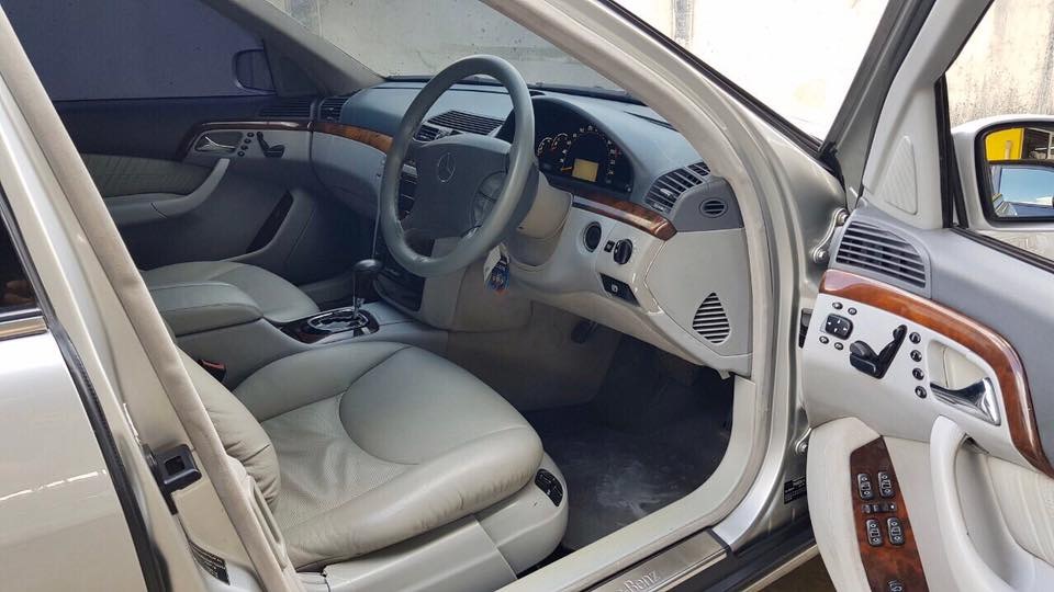 Mercedes-Benz S-Class W220 S280 ปี 2001 สีเงิน (รูปที่ 9)