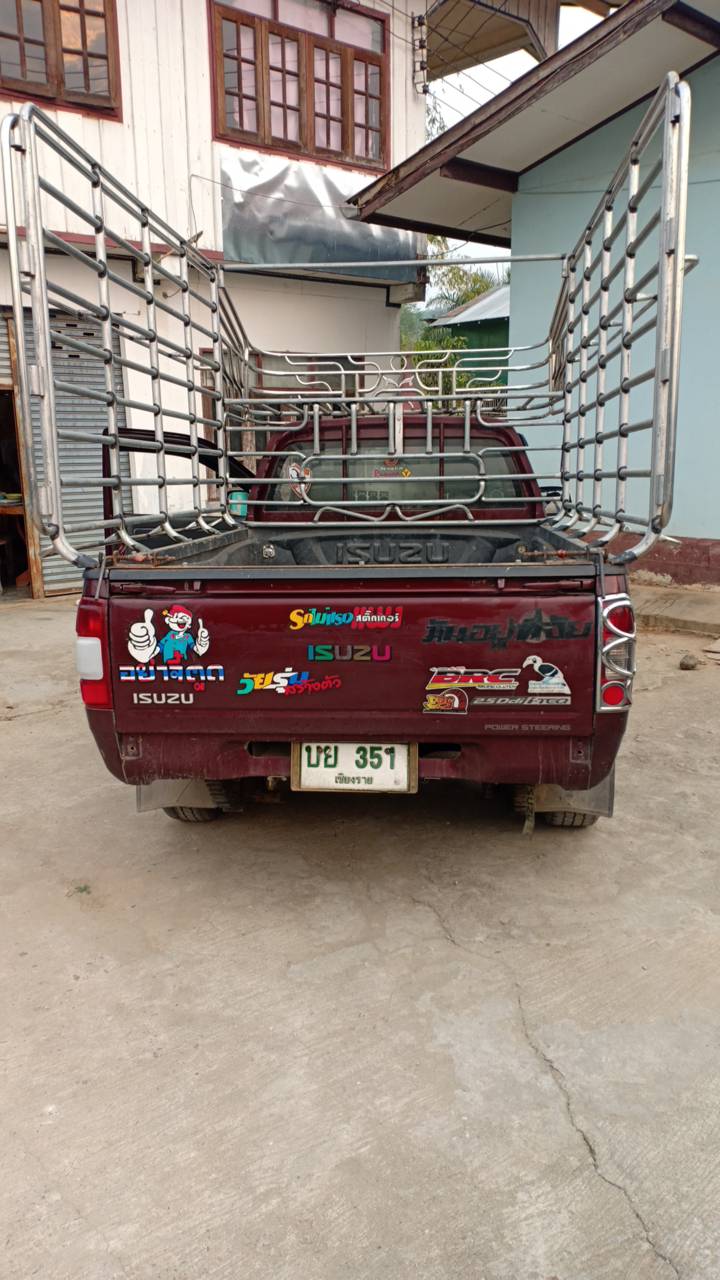 Isuzu D-Max SPARK EX (ตอนเดียว) ปี 2008 สีแดง (รูปที่ 3)