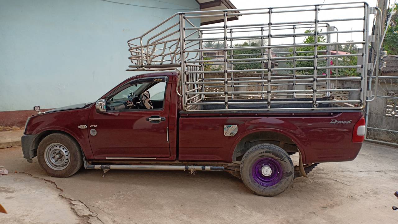 Isuzu D-Max SPARK EX (ตอนเดียว) ปี 2008 สีแดง (รูปที่ 2)