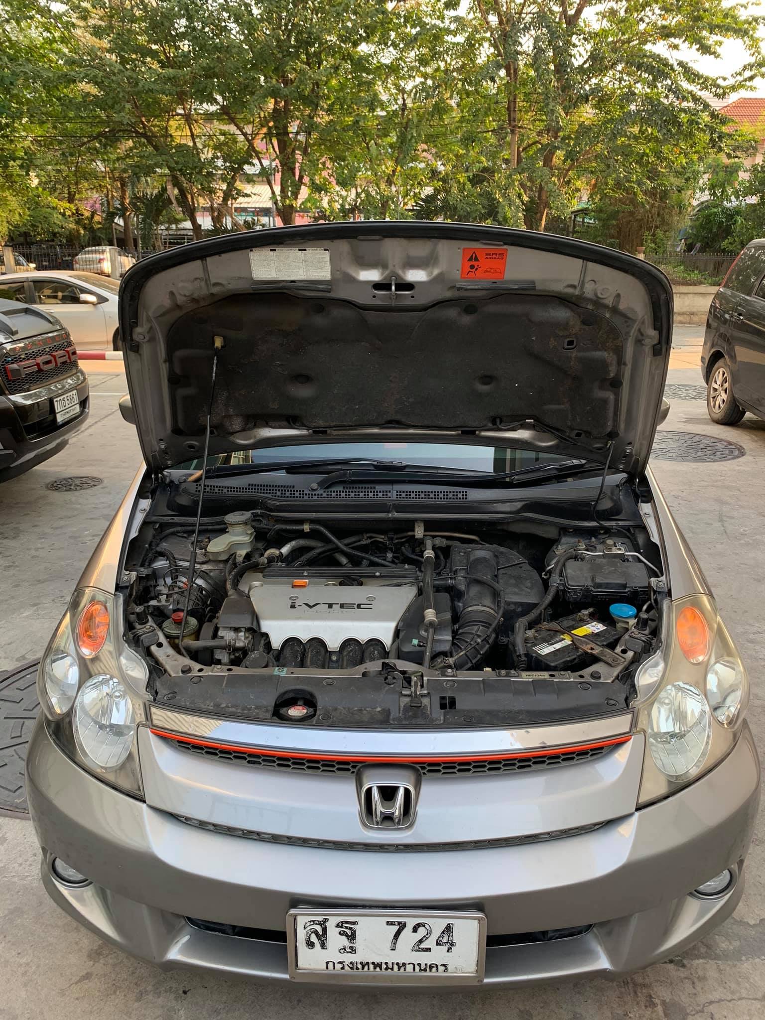 Honda Stream ปี 2005 สีเทา (รูปที่ 4)