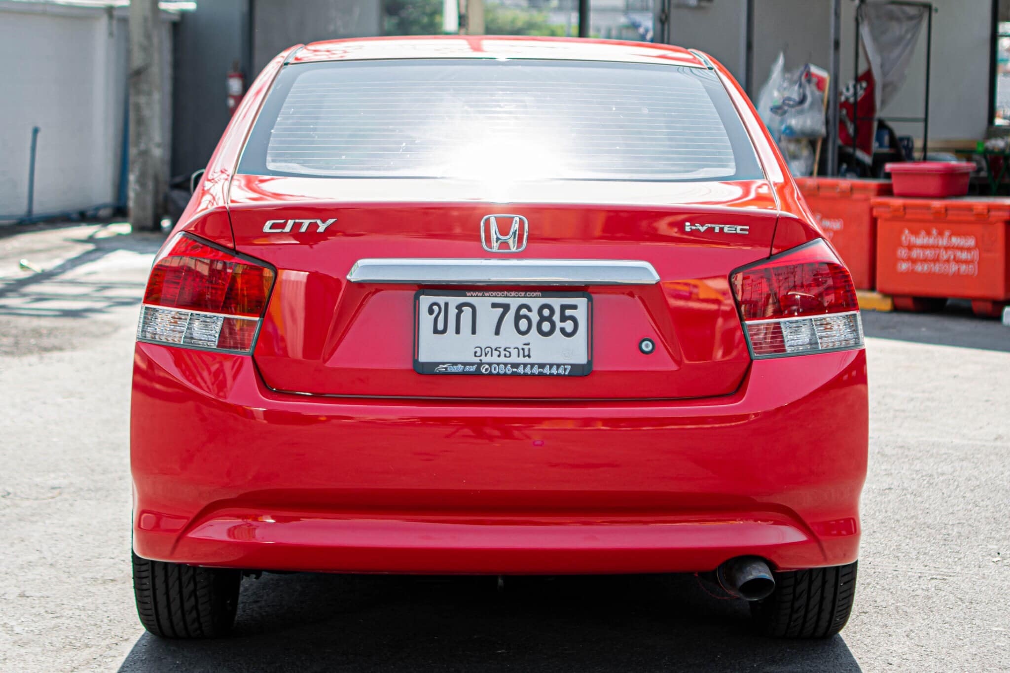 Honda City ปี 2009 สีแดง (รูปที่ 5)