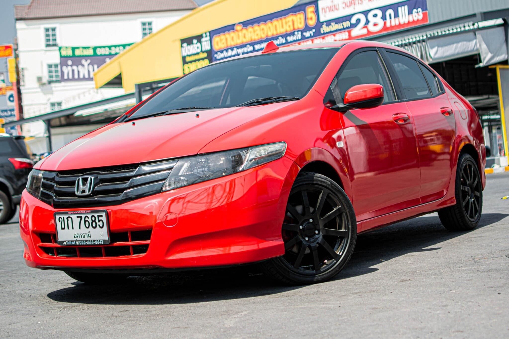 Honda City ปี 2009 สีแดง (รูปที่ 3)