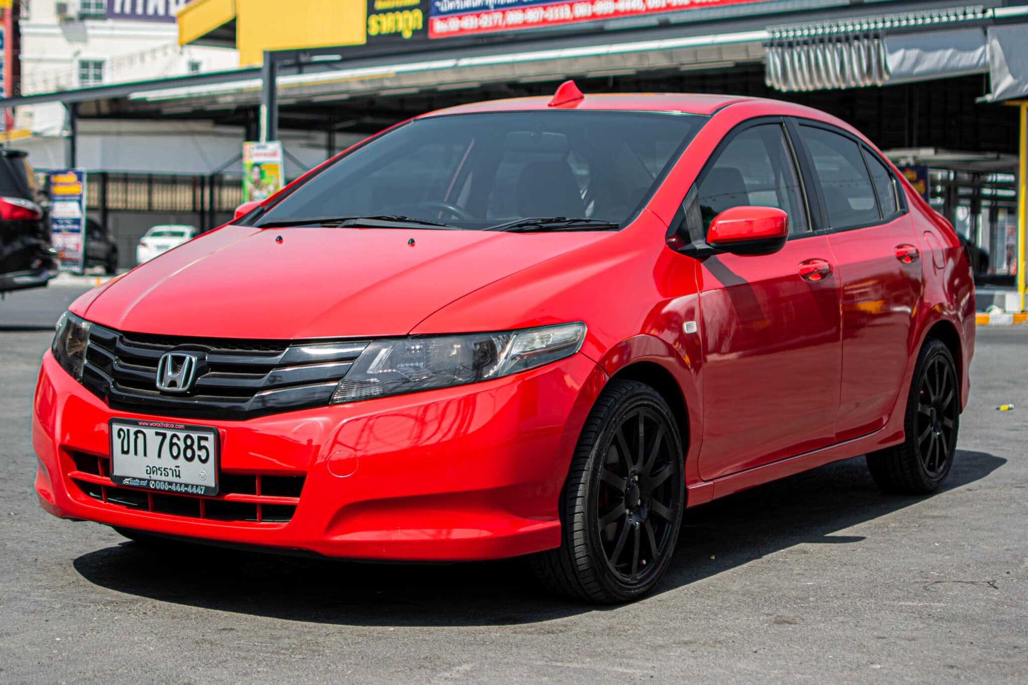 Honda City ปี 2009 สีแดง (รูปที่ 2)