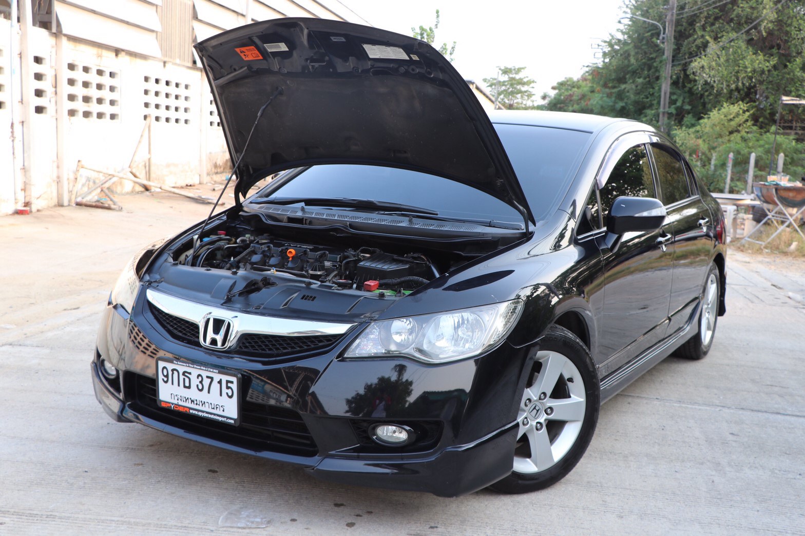 HONDA CIVIC 1.8E NAVI a/t สีดำ