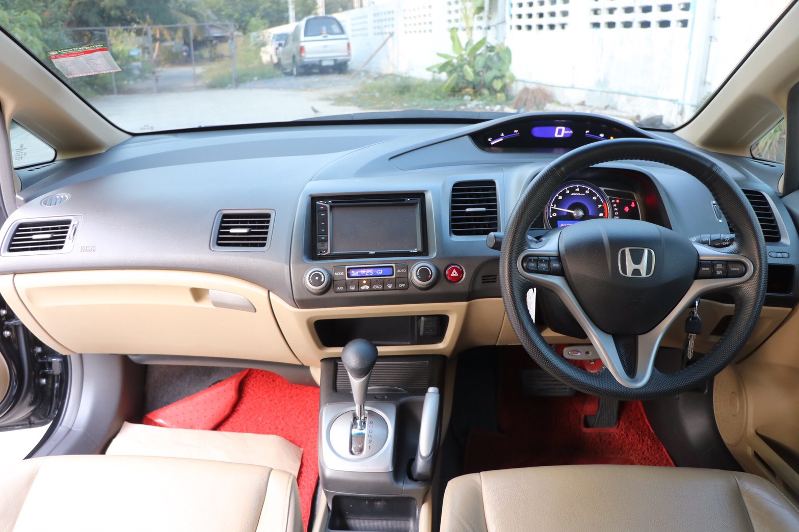 HONDA CIVIC 1.8E NAVI a/t สีดำ