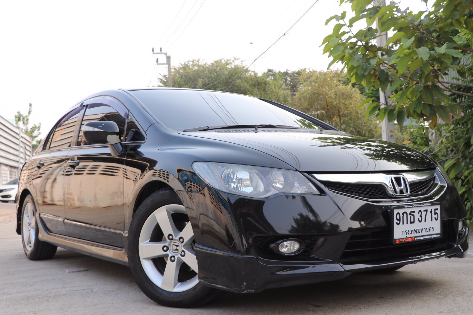 HONDA CIVIC 1.8E NAVI a/t สีดำ
