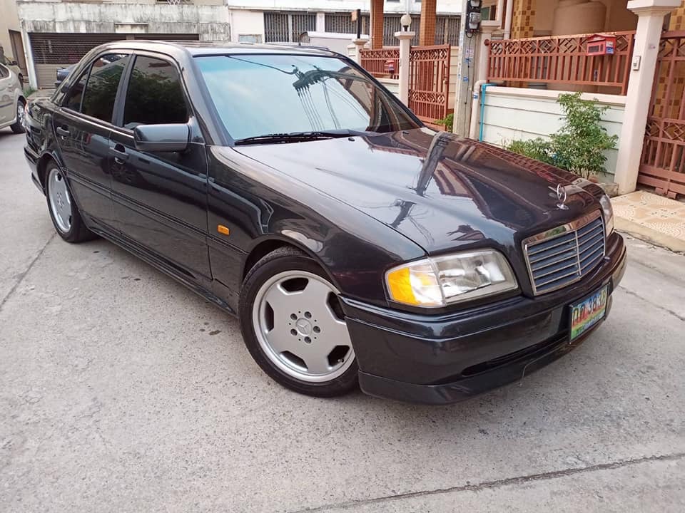 Mercedes-Benz C-Class W202 C200 ปี 1996 สีเขียว (รูปที่ 2)