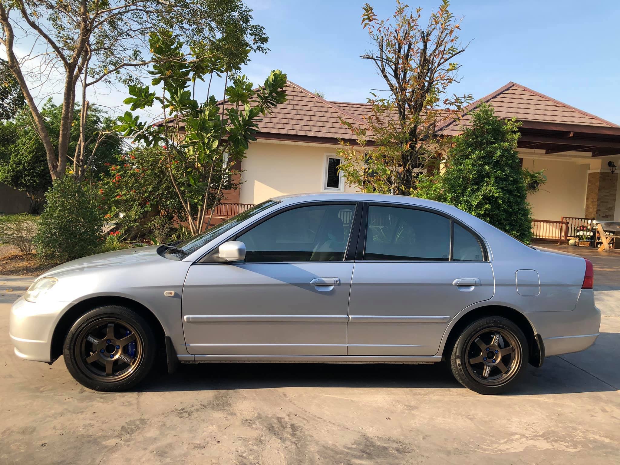Honda Civic ES (Dimension) ปี 2003 สีเงิน (รูปที่ 5)