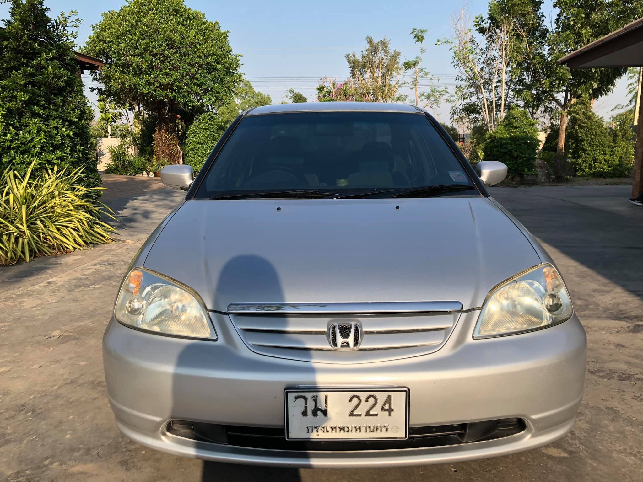 Honda Civic ES (Dimension) ปี 2003 สีเงิน (รูปที่ 3)