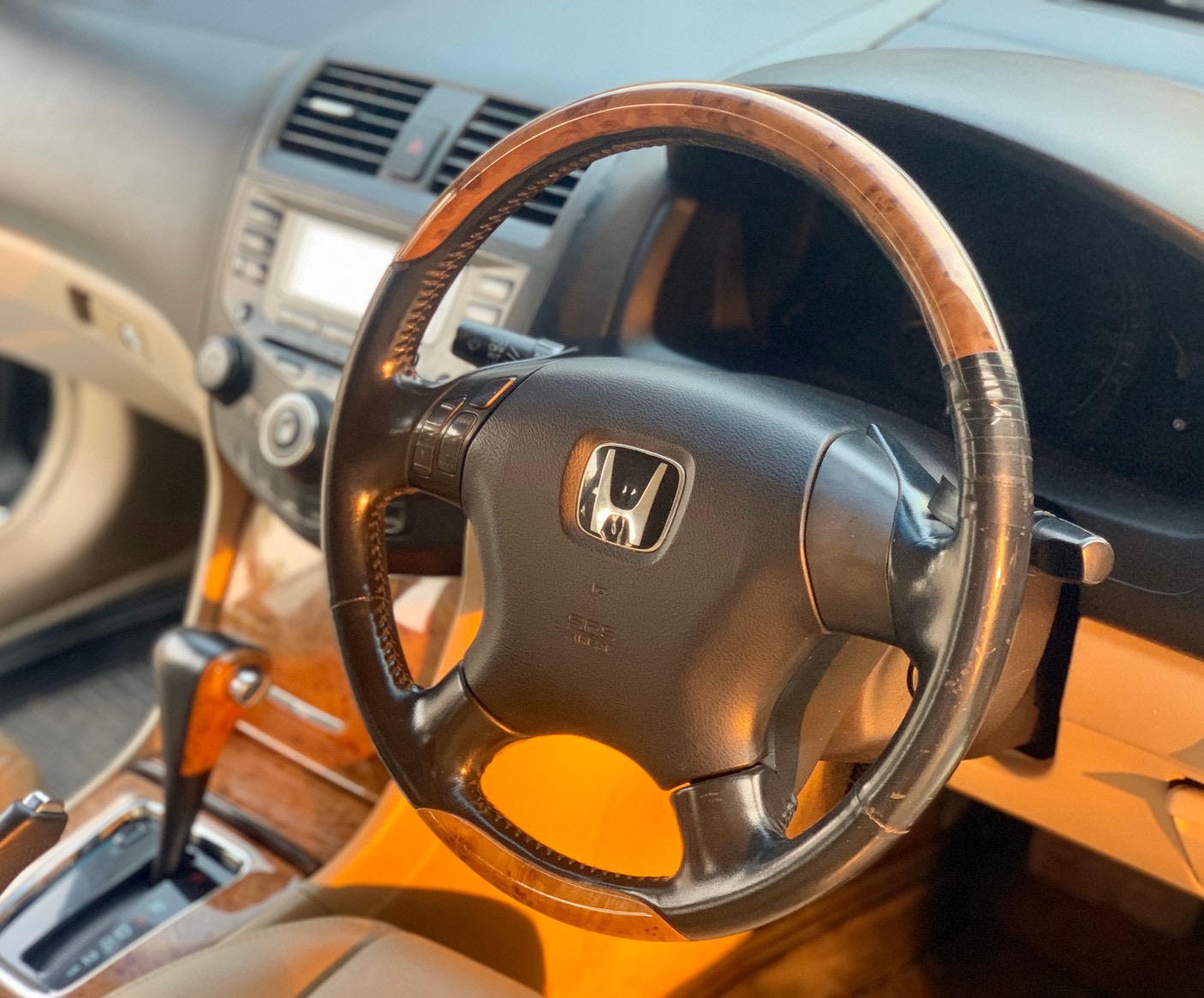 Honda Accord Gen 7 (ปลาวาฬ) ปี 2004 สีดำ (รูปที่ 11)