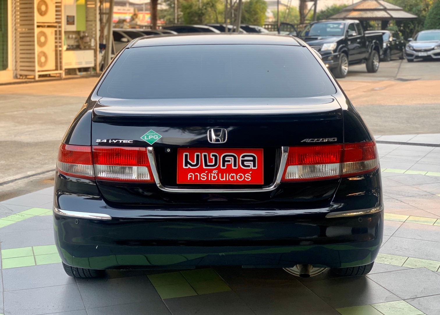 Honda Accord Gen 7 (ปลาวาฬ) ปี 2004 สีดำ (รูปที่ 2)