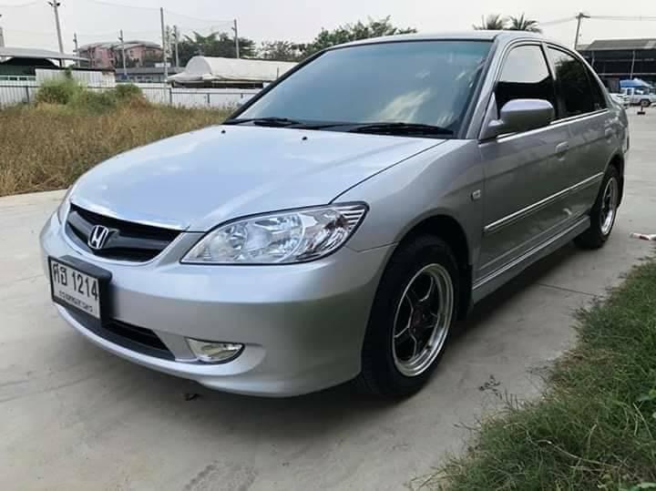 Honda Civic ES (Dimension) โฉม ตาเหยี่ยว ปี 2005 สีเงิน (รูปที่ 3)