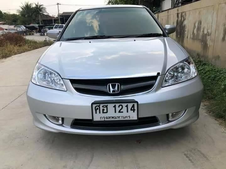 Honda Civic ES (Dimension) โฉม ตาเหยี่ยว ปี 2005 สีเงิน (รูปที่ 2)