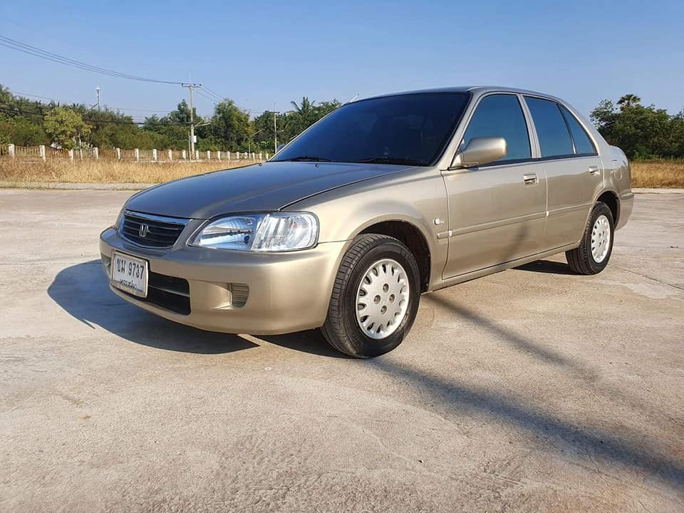 Honda City Type-Z ปี 2002 สีทอง (รูปที่ 2)