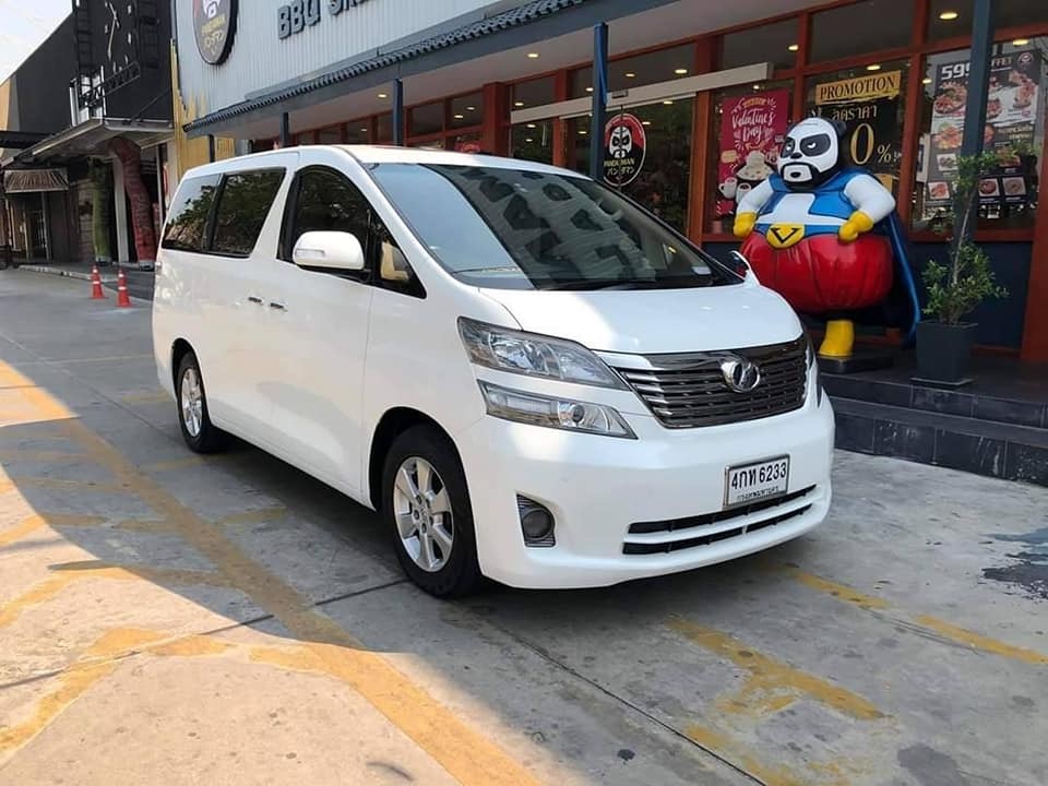 Toyota Vellfire ปี 2009 สีขาว (รูปที่ 2)