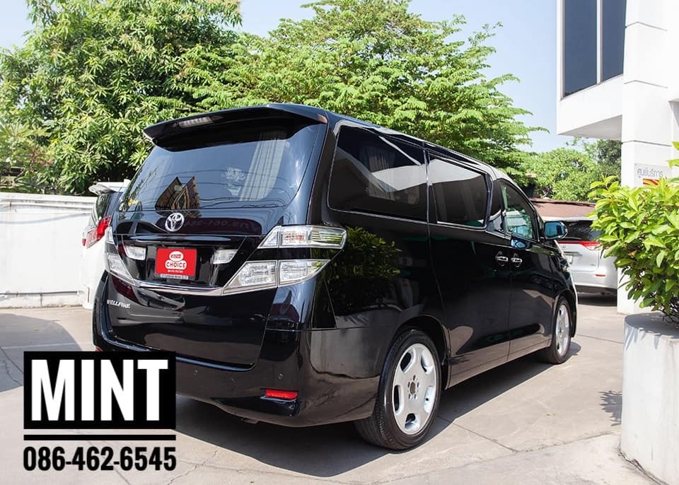 Toyota Vellfire ปี 2010 สีดำ (รูปที่ 5)