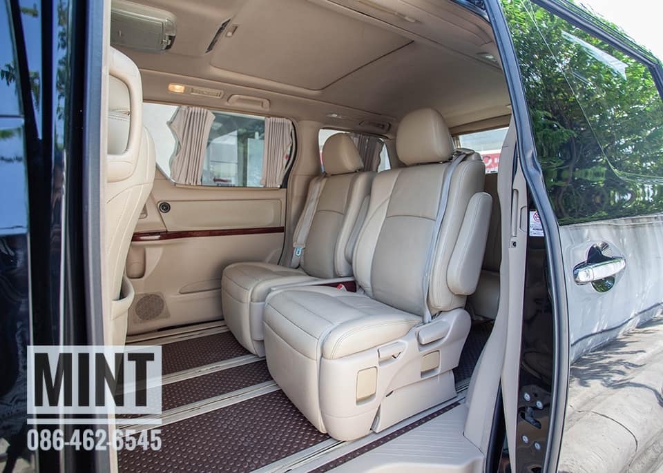 Toyota Vellfire ปี 2010 สีดำ (รูปที่ 6)