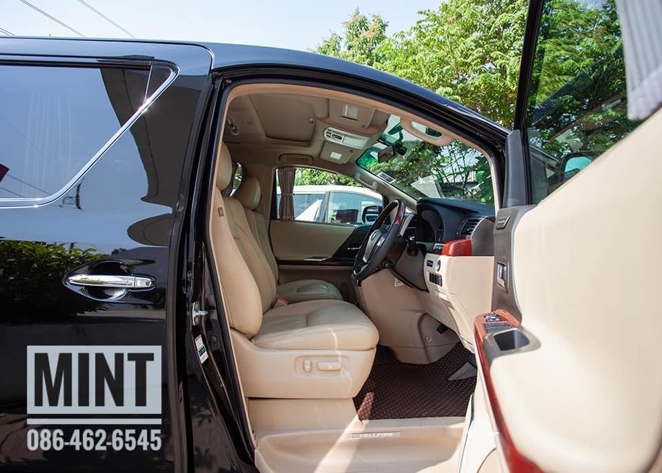 Toyota Vellfire ปี 2010 สีดำ (รูปที่ 9)