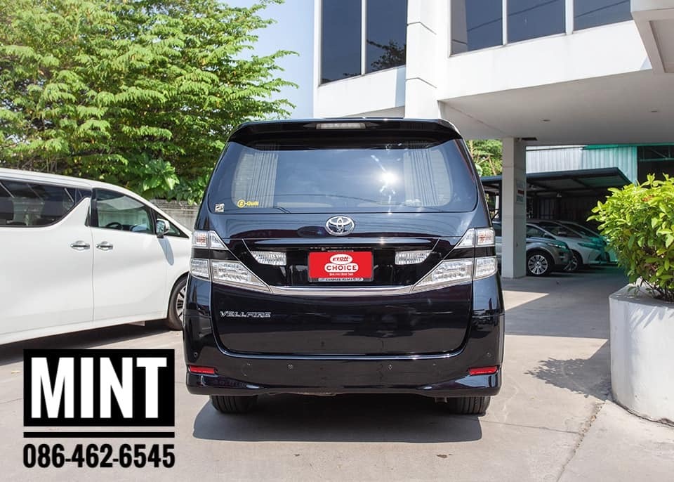 Toyota Vellfire ปี 2010 สีดำ (รูปที่ 4)