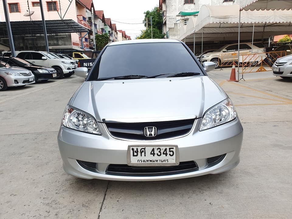 Honda Civic ES (Dimension) โฉม ตาเหยี่ยว ปี 2004 สีเงิน (รูปที่ 3)