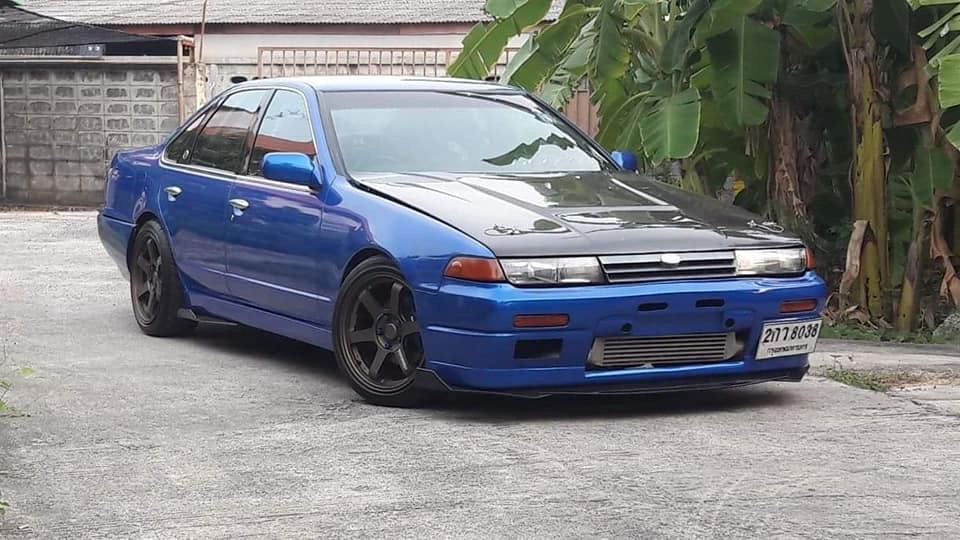 Nissan Cefiro A31 ปี 1992 สีน้ำเงิน (รูปที่ 4)