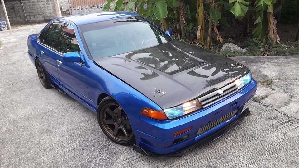 Nissan Cefiro A31 ปี 1992 สีน้ำเงิน (รูปที่ 3)