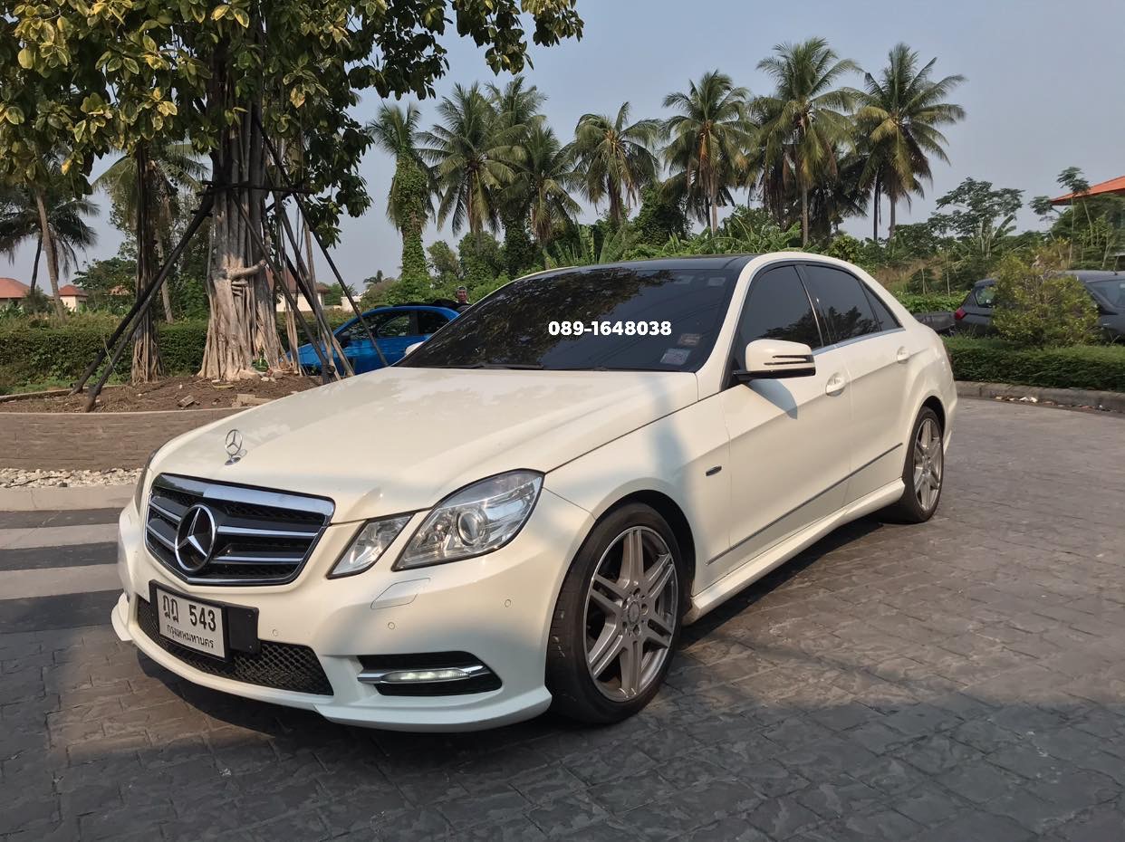 Mercedes-Benz E-Class W212 E200 ปี 2012 สีขาว (รูปที่ 2)