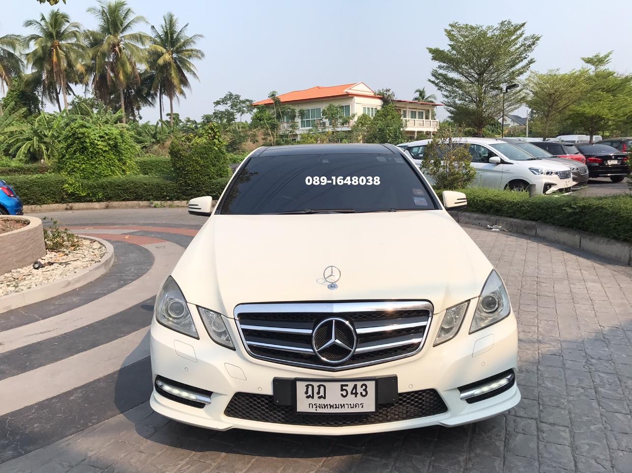 Mercedes-Benz E-Class W212 E200 ปี 2012 สีขาว (รูปที่ 3)