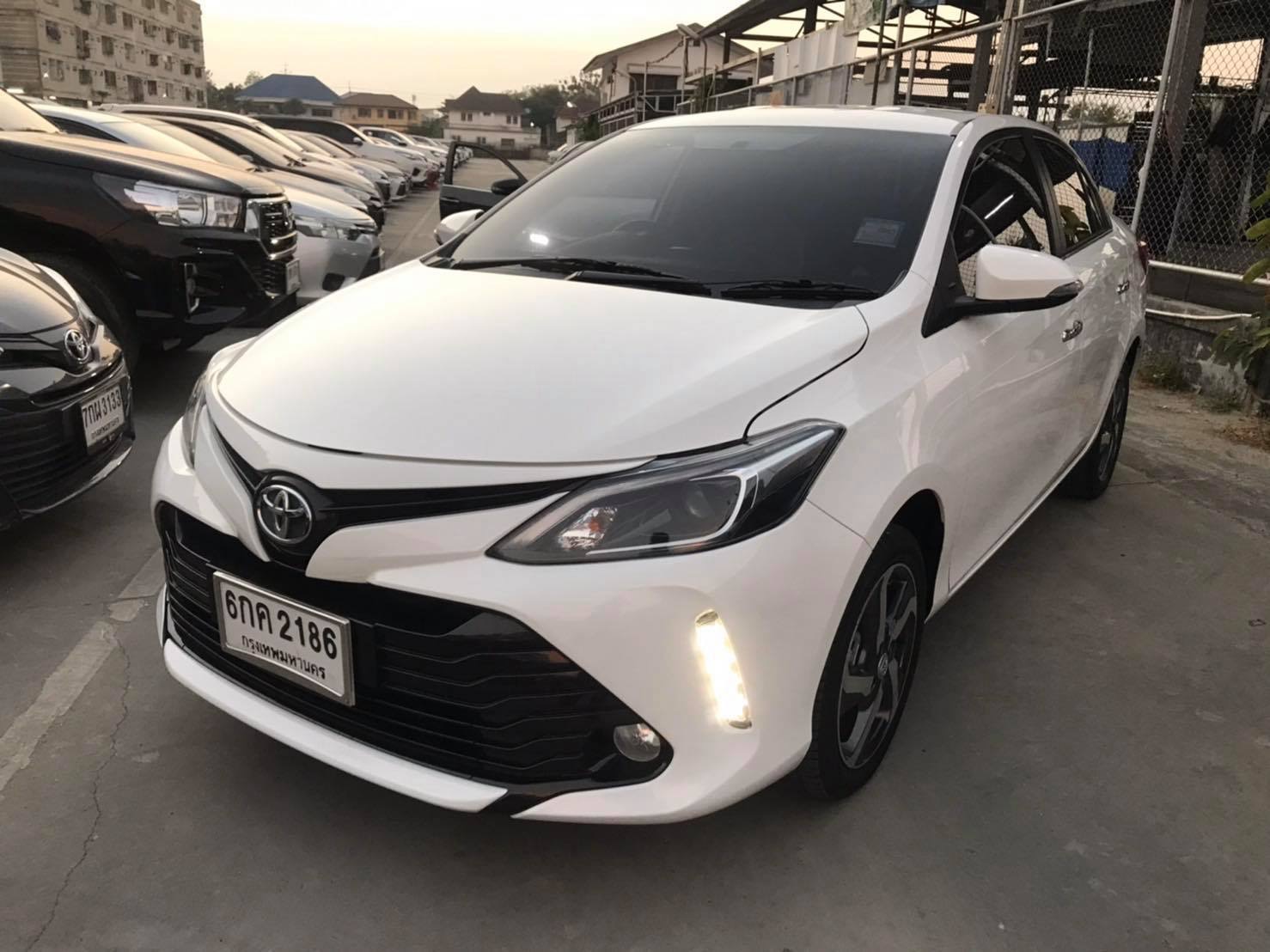 Toyota Vios ไมเนอร์เชนจ์ ปี 2017 สีขาว (รูปที่ 2)