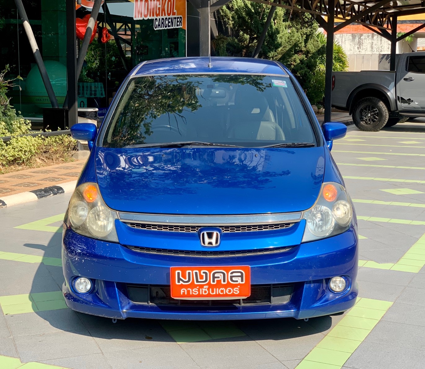 Honda Stream ปี 2005 สีน้ำเงิน (รูปที่ 2)